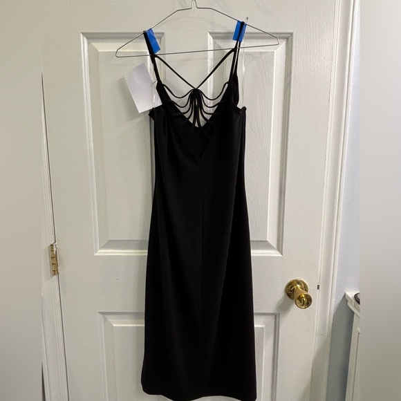 New (though no tags) Venus | size S | black strappy midi dress - Picture 2 of 3